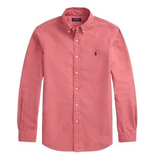 Polo by Ralph Lauren Men's Red Button-Down Oxford Shirt